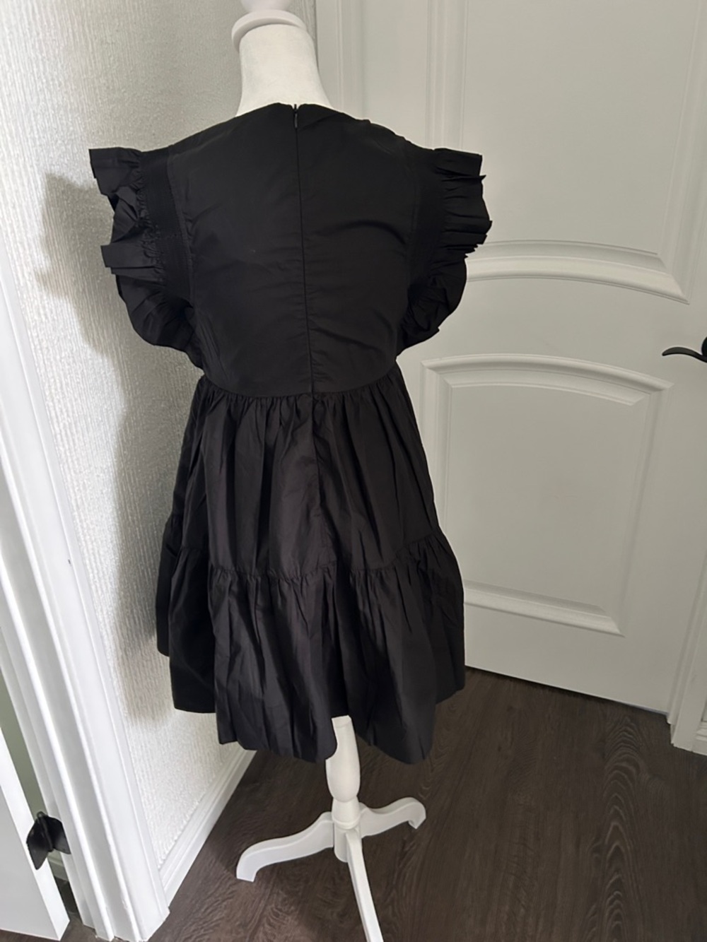 English Factory Black Ruffle Sleeve Mini Dress - Picture 3 of 9
